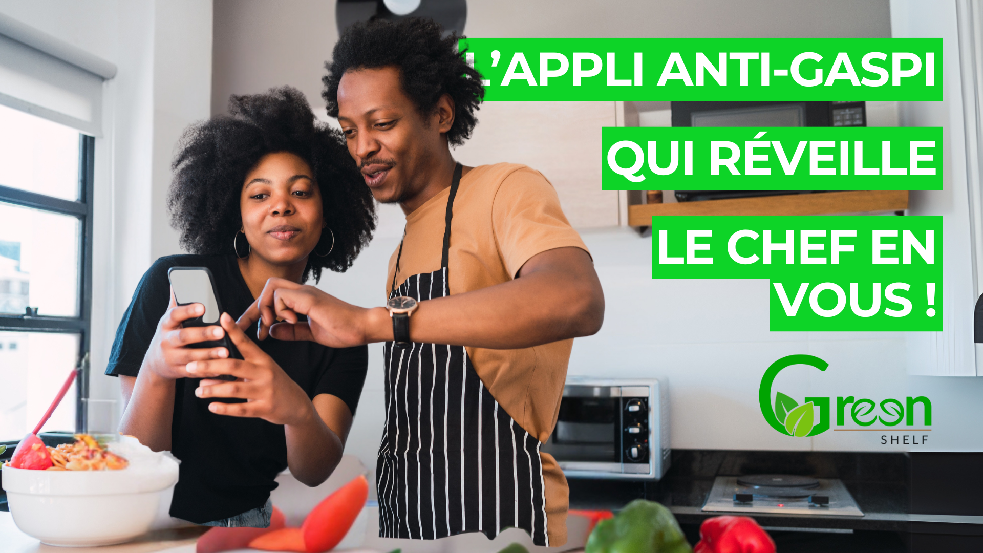 Visuel de l'application GreenShelf